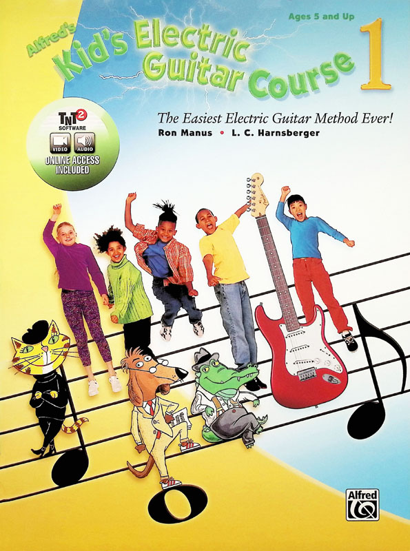 Alfred's Kid's Electric Guitar Course Book 1, DVD & Online Audio, Video & Software