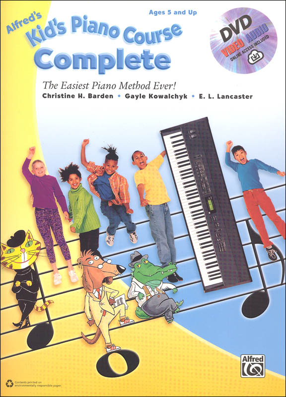 Alfred's Kid's Piano Course Complete Book, DVD & Online Audio, Video & Software