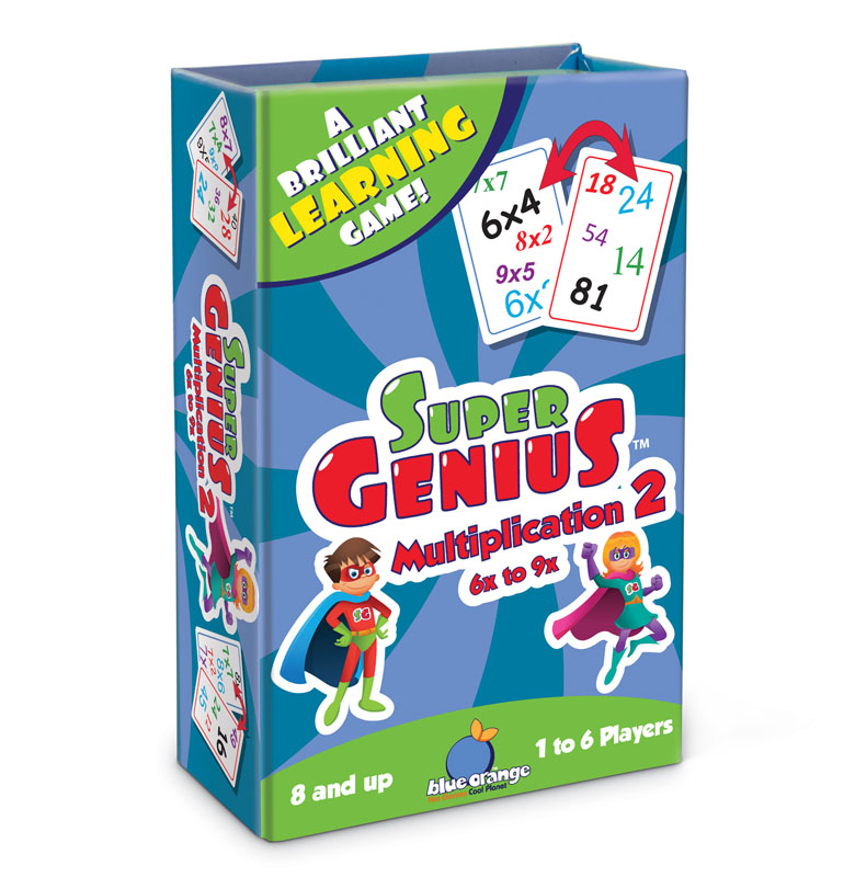 Super Genius Multiplication 2 Game | Blue Orange