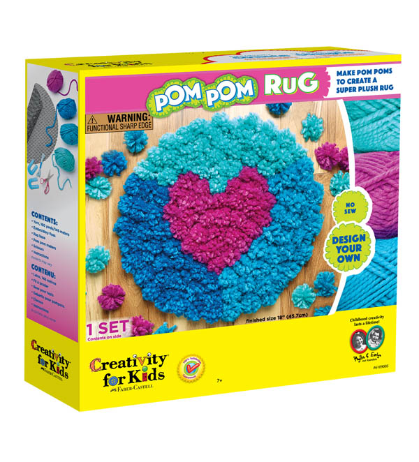 Pom Pom Rug Kit Creativity for Kids