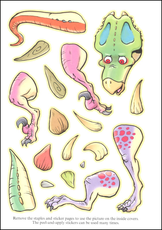 Create Your Own Dinosaurs Sticker Activity Book Dover Publications