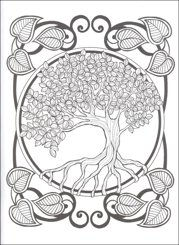 Keep Calm and Color - Tranquil Trees Coloring Book | Dover Publications
