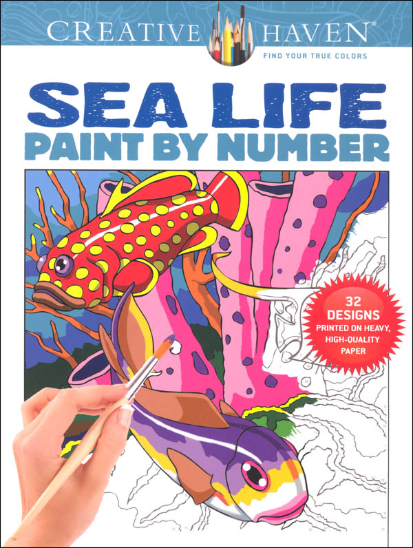paint by number sea life creative haven dover