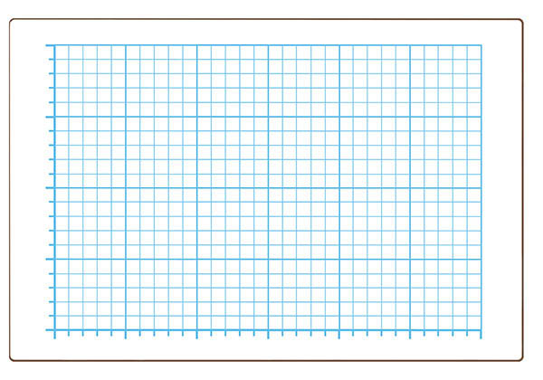 Quadrant Grid Dry Erase Board - Two-Sided (12" x 18") | Flipside