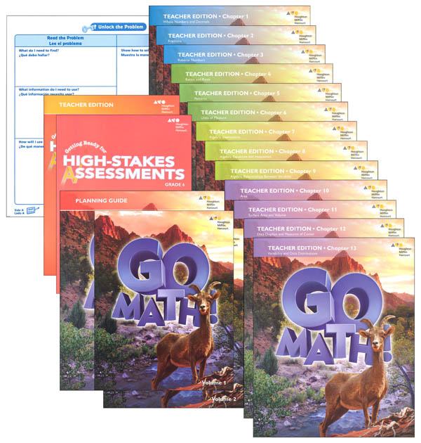 Go Math National Homeschool Package Grade 6 Houghton Mifflin School 9780544875067