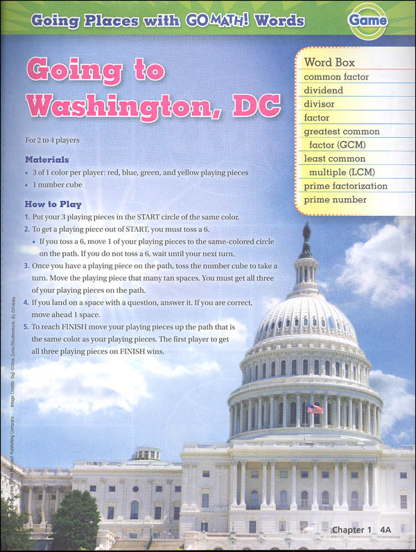 Go Math! Student Set 2016 Grade 6 Houghton Mifflin School 9780544745612