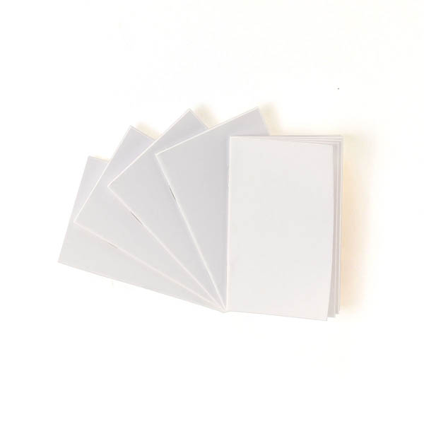 White Blank Books (2 3/4" x 4 1/4") Package of 10