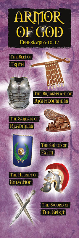 Printable Armor Of God Bookmarks