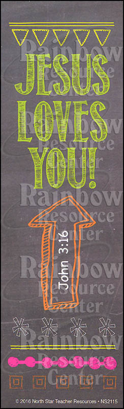 Jesus Loves You Bookmark | North Star Teacher Resources