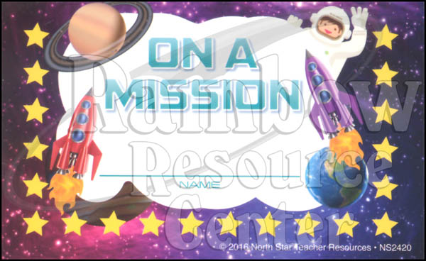 On a Mission Incentive Punch Card