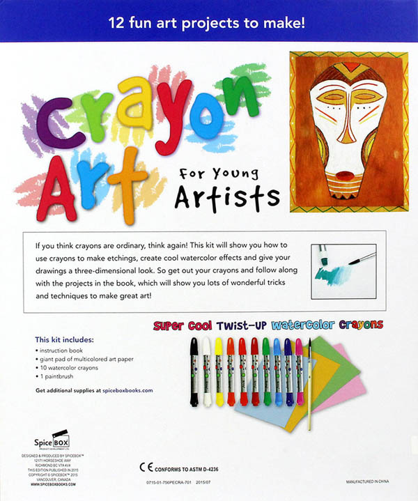 Crayon Art for Young Artists (Petit Picasso) Spice Box 9781771322348