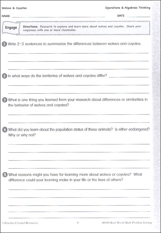 real math problem solving grade 4 teacher created resources