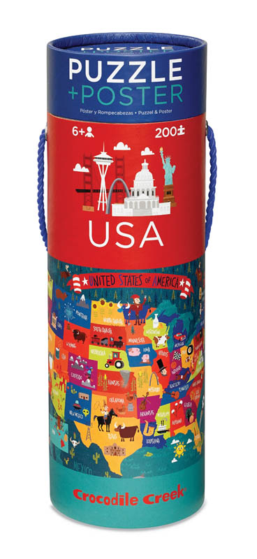 USA Poster Puzzle (200 pieces)