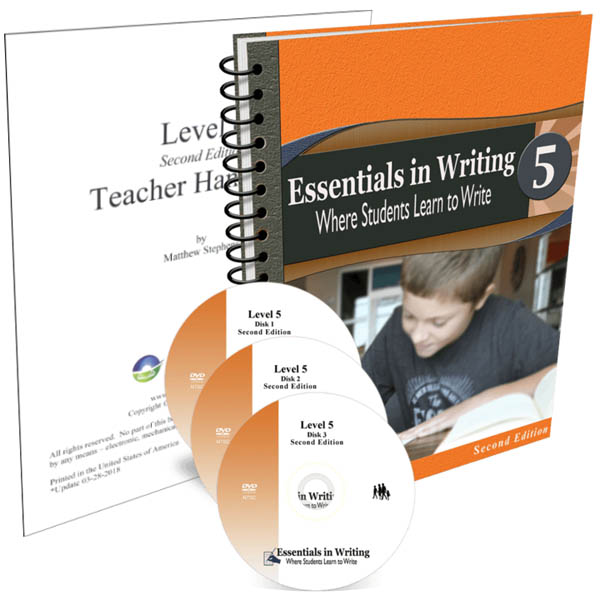 Essentials in Writing Level 5 Combo (DVD, Textbook/Workbook and Teacher Handbook) 2nd Edition