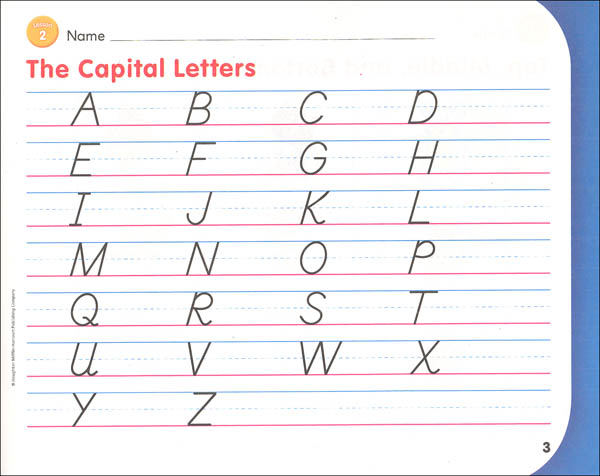 Houghton Mifflin Harcourt International Handwriting Continuous Stroke ...