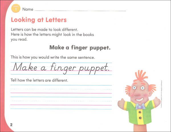 Houghton Mifflin Harcourt International Handwriting Continuous Stroke ...