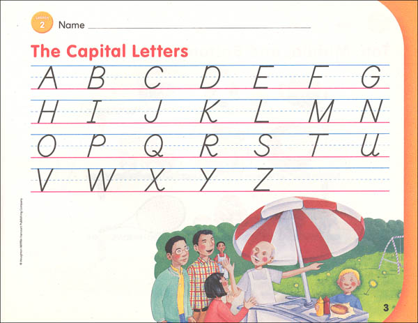 Houghton Mifflin Harcourt International Handwriting Continuous Stroke ...