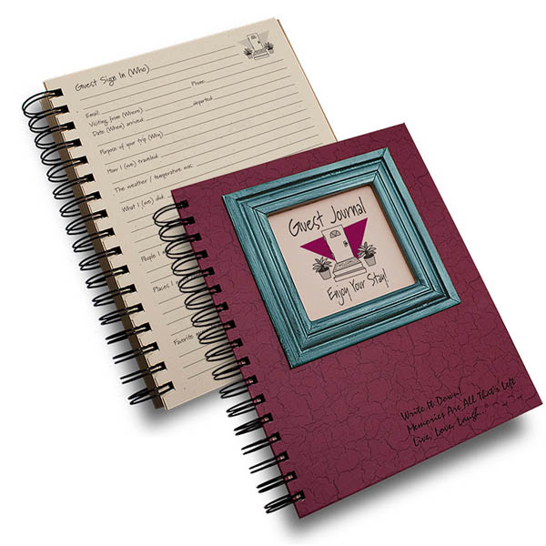 Guest Journal Enjoy Your Stay Write it Down Full Size Color