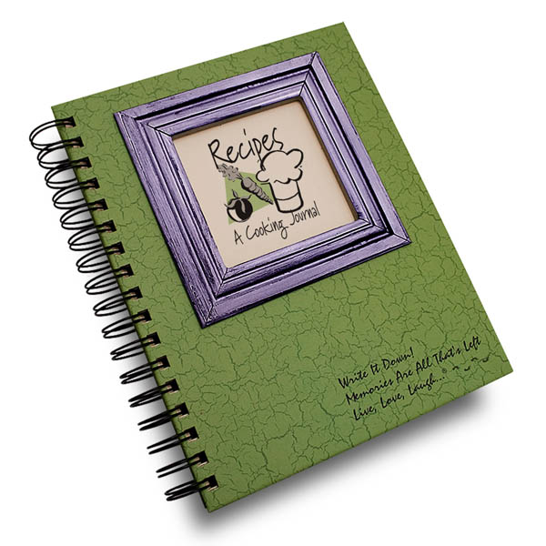 Recipes: A Cooking Journal - Write it Down Full Size Color Collection 200-page Journal