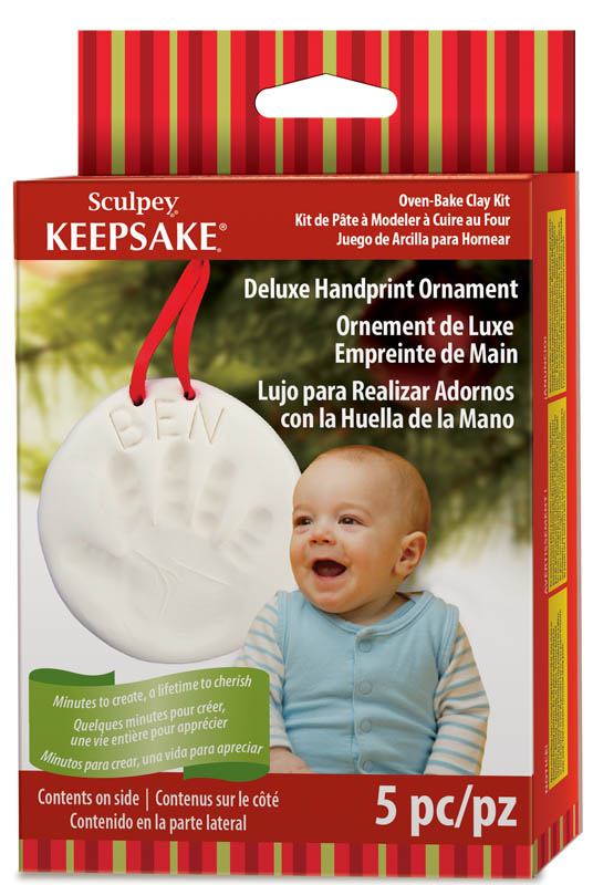 Sculpey Keepsake Clay: Deluxe Handprint Ornament Kit