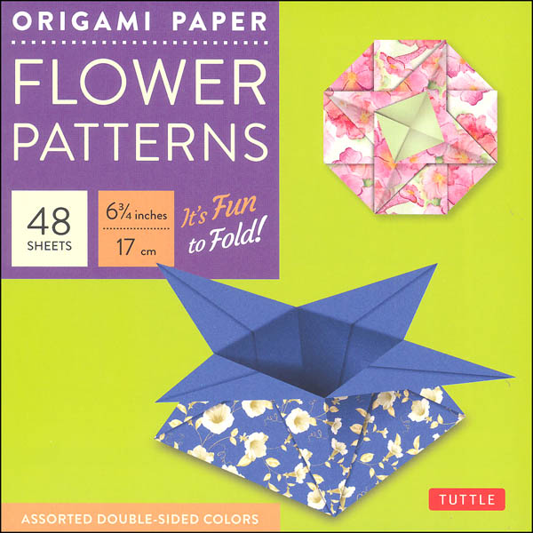 Origami Paper - Flower Patterns