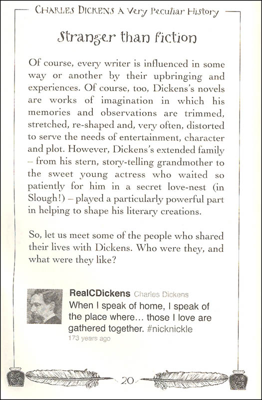 Charles Dickens Very Peculiar History Salariya Book Company