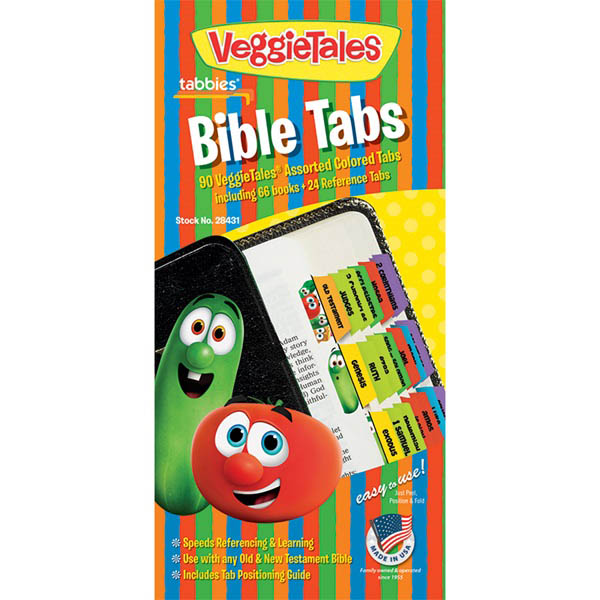 Bible Indexing Tabs - VeggieTales