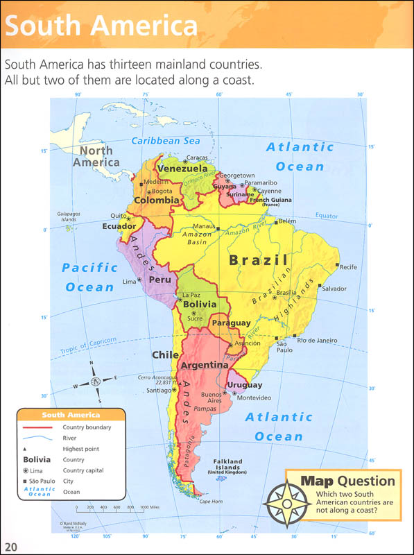 Know Geography World Atlas Grades 1-3 | Rand McNally & Company ...