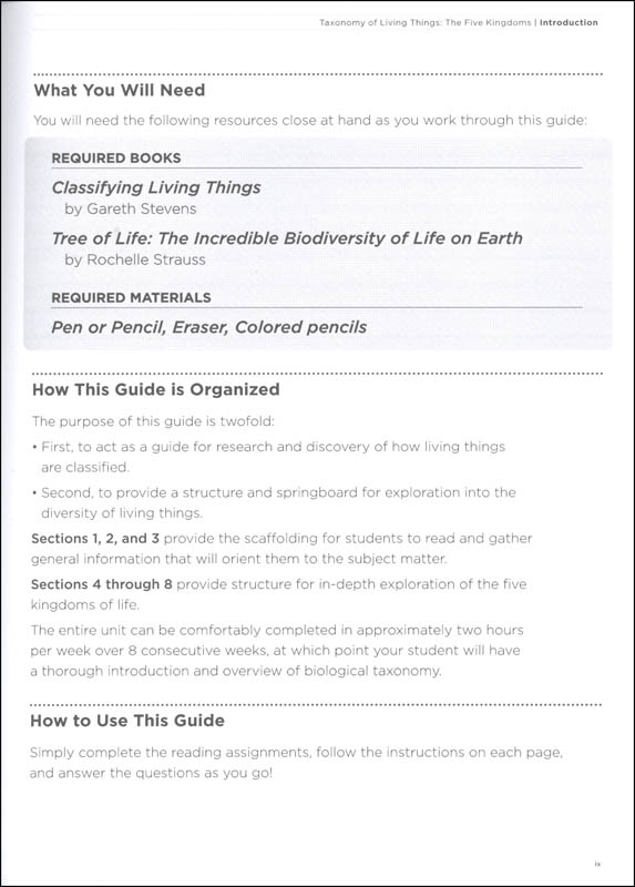 Taxonomy of Living Things Journal: Animalia (Science Discovery Guide ...