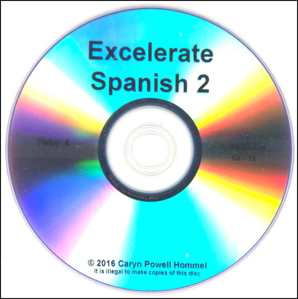 Excelerate Spanish 2 DVD Lessons 13-16