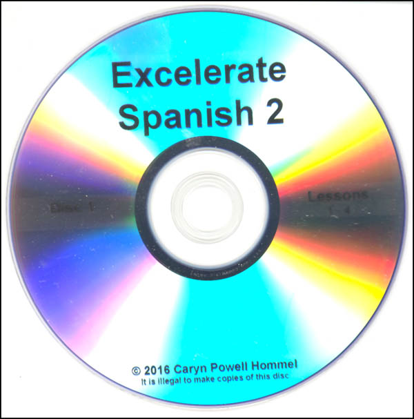 Excelerate Spanish 2 DVD Lessons 1-4