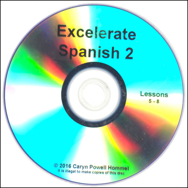 Excelerate Spanish 2 DVD Lessons 5-8