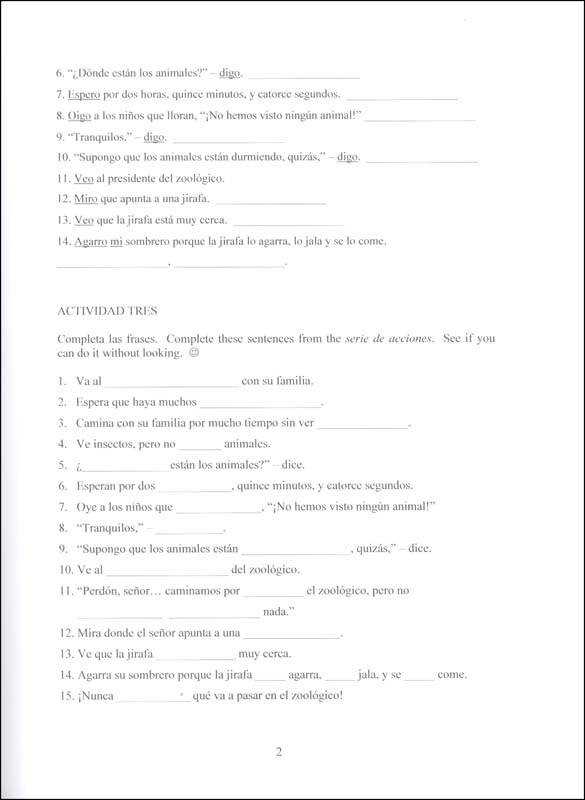 mcgraw hill education spanish 2 workbook answers