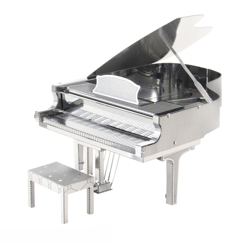 Metal Earth 3D Laser Cut Model Grand Piano Music 