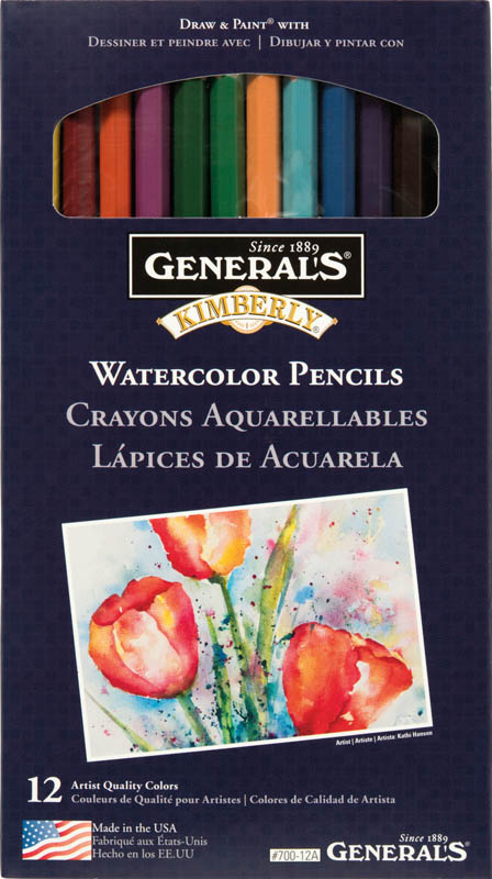 Kimberly Watercolor Pencils (12 assorted Colors)