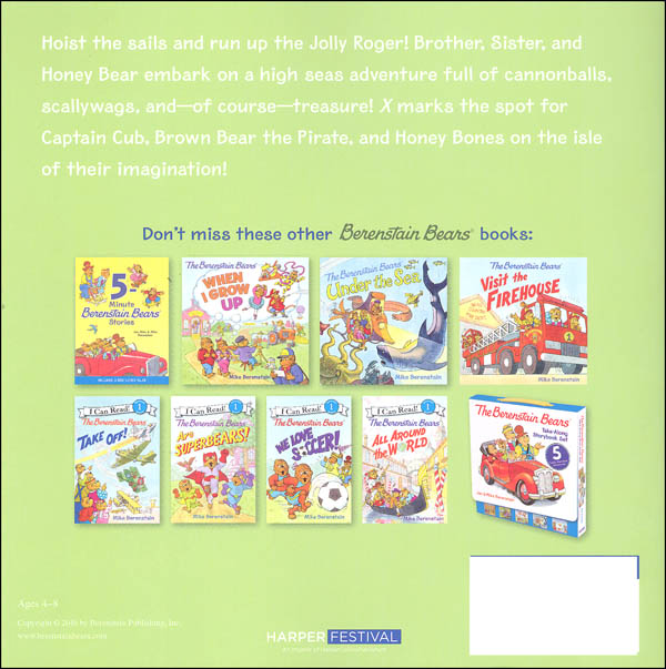 Berenstain Bears Pirate Adventure | HarperFestival | 9780062350213