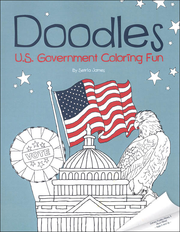 Doodles U.S. Government Coloring Fun | Doodles Ave | 9781513603100