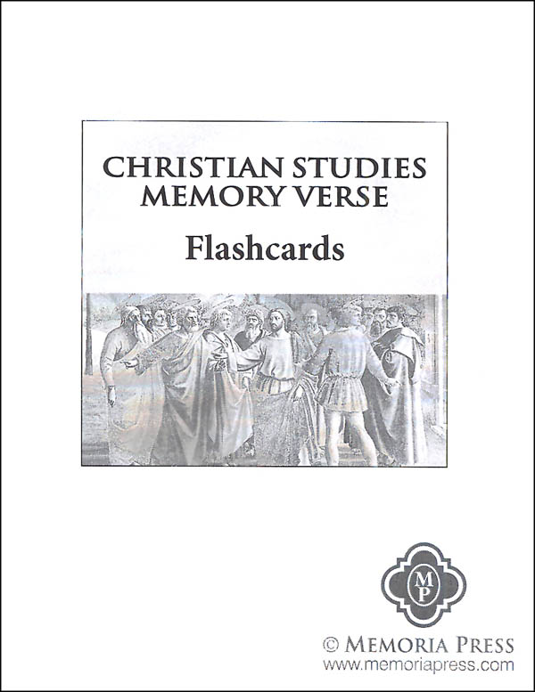 Christian Studies Memory Verse Flashcards Set of 130