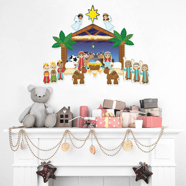 Nativity Wall Decal Set Mona MELisa Designs