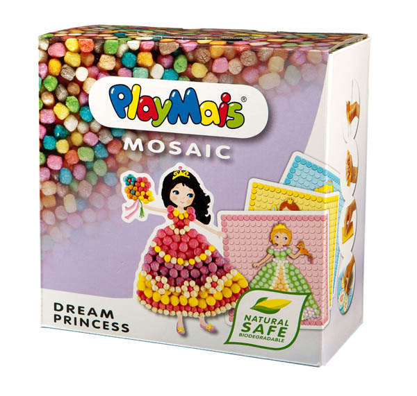 PlayMais 160197 Bastelset Card Set Mosaic Dream Princess 