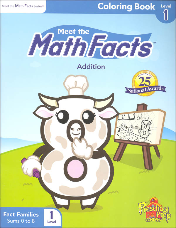 Meet the Math Facts Addtn Coloring Book Lvl 1
