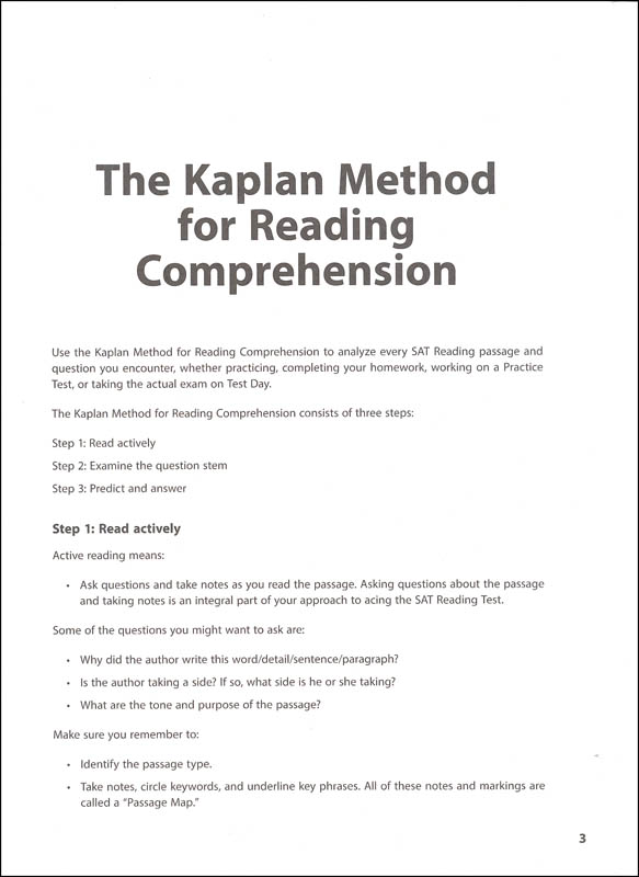 Kaplan SAT Reading &amp; Writing Prep Seventh Edition | Kaplan | 9781506228716