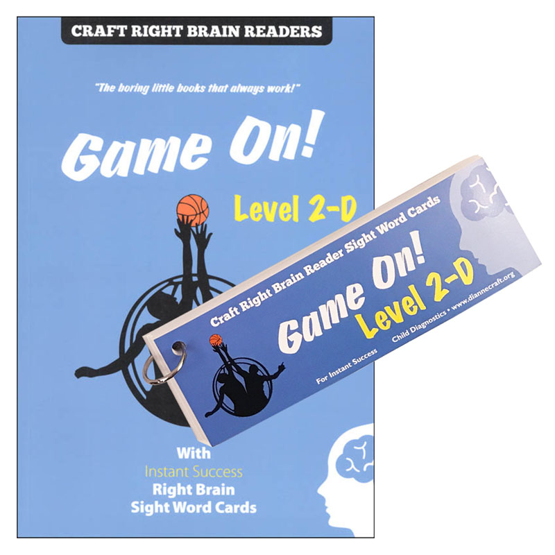 Game On Level 2-D (Craft Right Brain Readers & Cards)