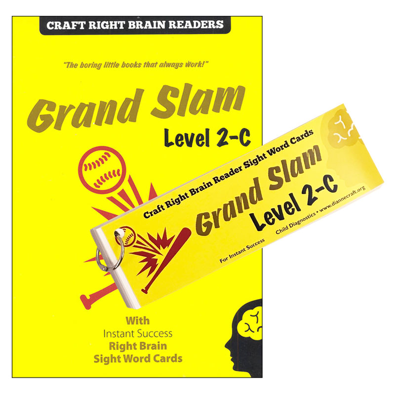 Grand Slam Level 2-C (Craft Right Brain Readers & Cards)