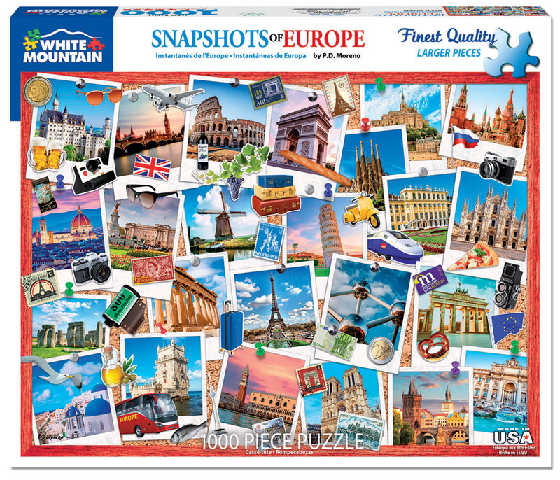 Snapshots of Europe Jigsaw Puzzle (1000 piece)