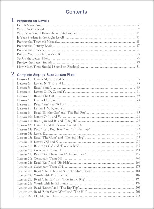 All about reading level 1 teacher manual color edition all about
