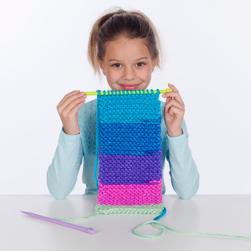 Learn to Knit Pocket Scarf Kit Creativity for Kids