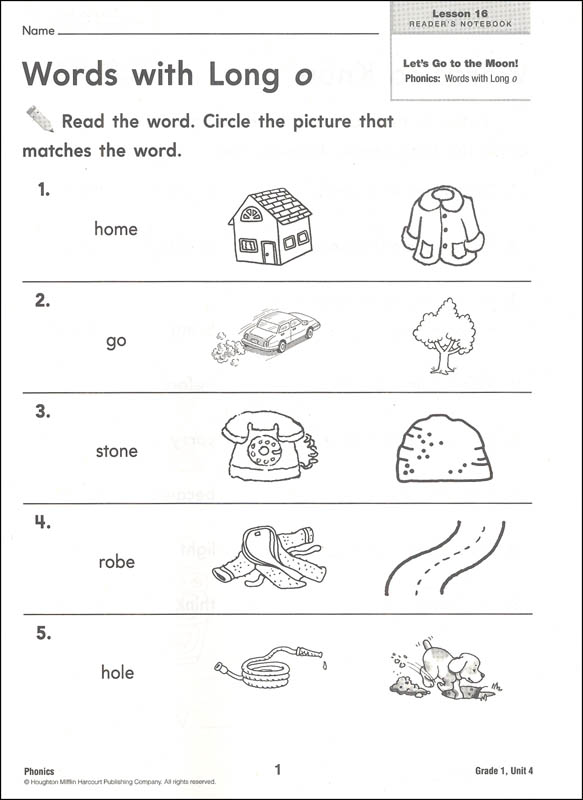 Journeys Reader's Notebook Consumable Collection Grade 1 | Houghton ...