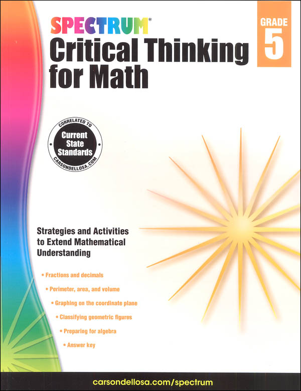 Spectrum Critical Thinking for Math 5