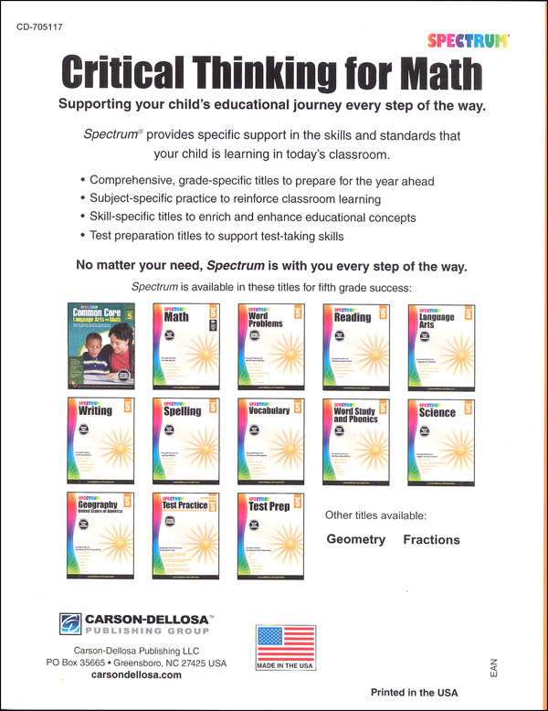 spectrum-critical-thinking-for-math-5-spectrum-9781483835525